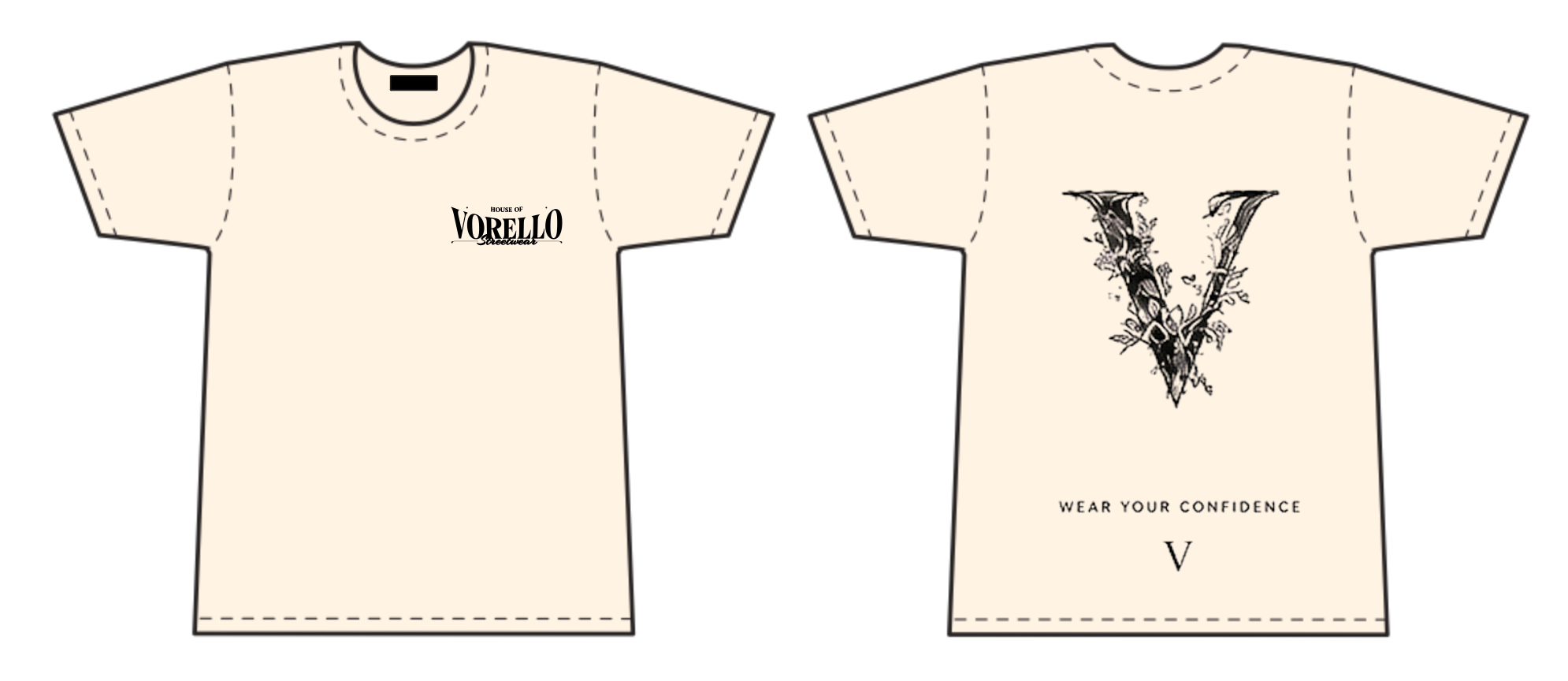 VORELLO Bloom V Tee | Premium Oversized Streetwear T-Shirt